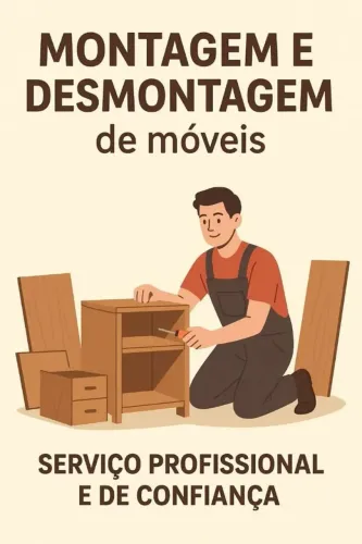 Desmontagem e montagem de móveis, reformas e reparos 