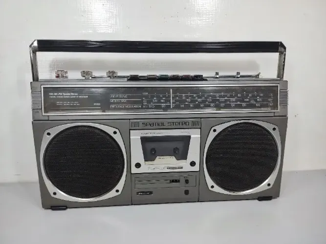 Detalhes LEIA a Descrição do anuncio- Philips Spatial Stereo AM/FM- Funciona 110v 6g3 (Usa
