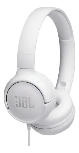 Fone De Ouvido Jbl Tune 500 Supra Auricular On Ear Branco Branco