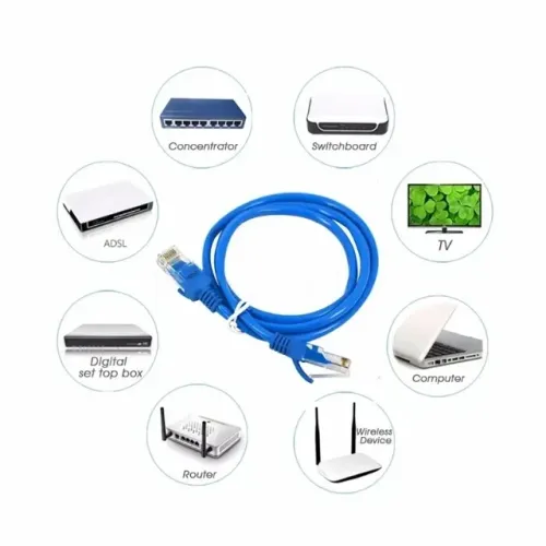 Cabo de rede Ethernet Cat5e RJ45 Patch Fios de cabo LAN à prova d'água ao ar livre para si