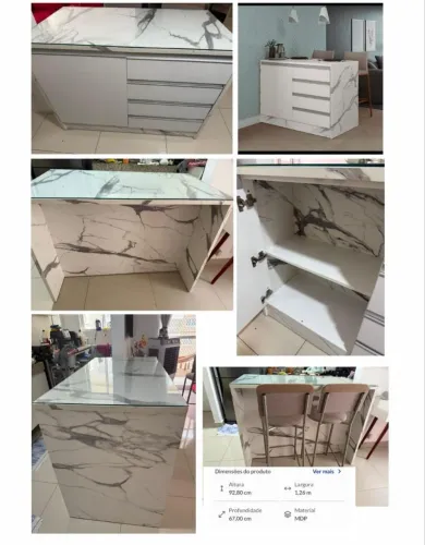 Bancada em MDF