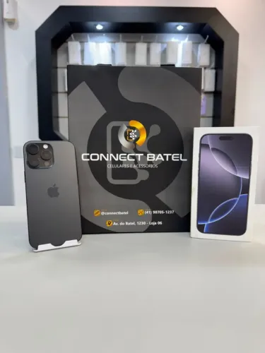 iPhone 16 Pro Max 256gb Black - Perfeito Estado - Bateria 91% - Loja Física Batel
