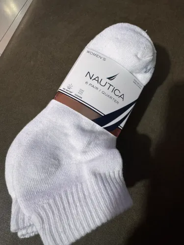 Kit 5 pares de meias femininas originais da nautica
