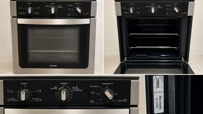 Forno Elétrico Consul 84L 220V - Pequeno Defeito na Porta