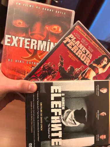 3 dvds conforme imagem