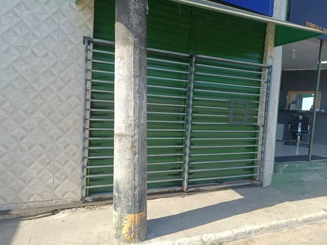 Grade de correr para porta de comércio
