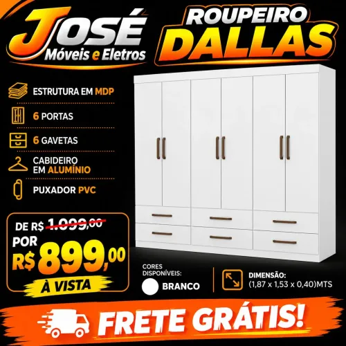 ROUPEIRO DALLAS - JOSÉ MÓVEIS