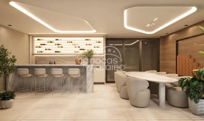 Flat com 2 dormitórios à venda, 64 m² por R$ 662.338,56 - Jardim Oceania - João Pessoa/PB