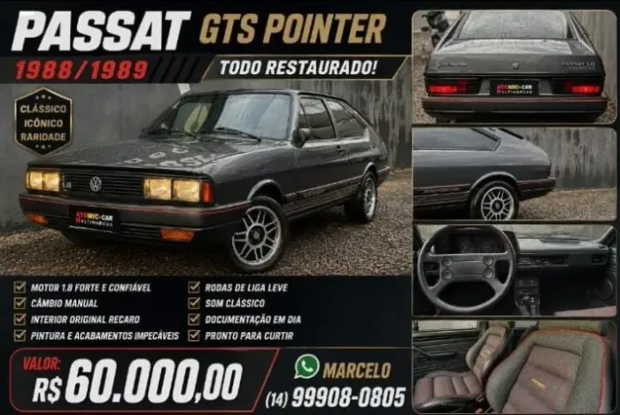 Volkswagen Passat Pointer GTS 1989