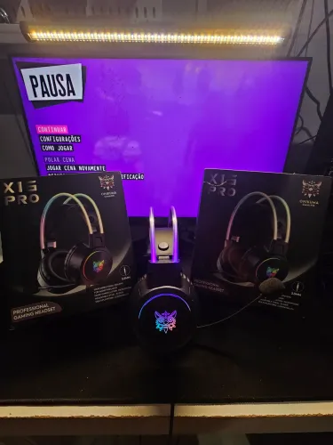 Headset Gaming X15 PRO PRETO RGB