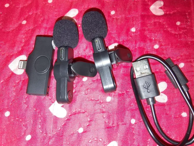 Vendo ( Microfone de Lapela sem fio Duplo k9)