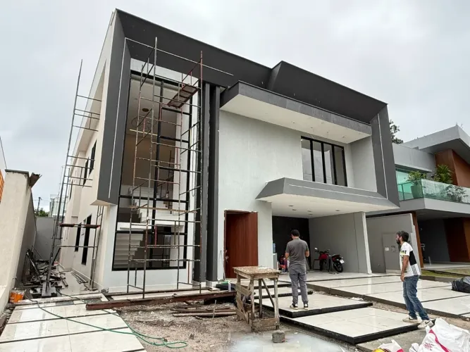 Casa Ponta Negra,Alphaville 2, Casa Duplex com 5 suites, Área gourmet, Piscina, churrasque