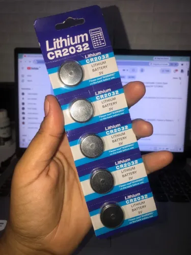 Pilha bateria cr2032 lithium 3v