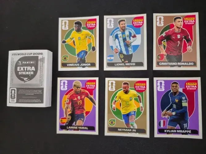 Legends Extra Stickers Figurinhas Copa do Mundo 2026 Panini