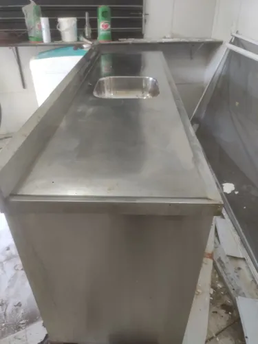 Pia balcão inox