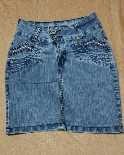 Saia jeans anos 2000