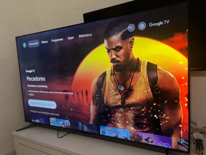 Tv 50? lacrada smart Android (imagem de ilustração)