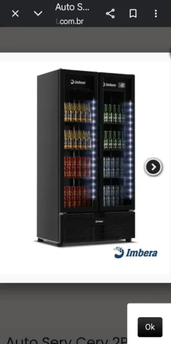 Cervejeira  Ibera 480lt 2 portas
