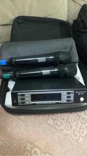 Microfone sennheiser sem fio