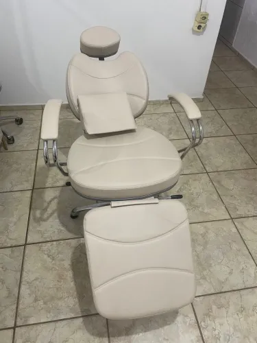 poltrona reclinável pigmentação maquiagem+ mocho+ lombar 