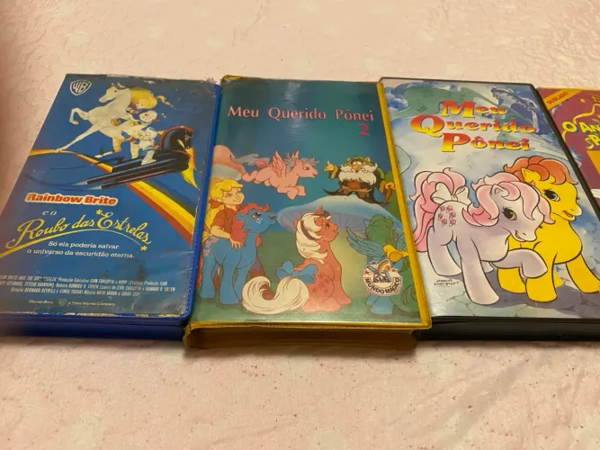 6 fitas vhs - relíquias !!