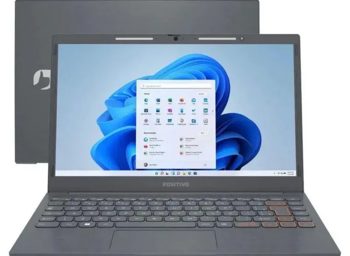 Notebook Positivo Vision C4128A-14 Intel Celeron 4GB 128GB Windows 11 - Estado de Novo