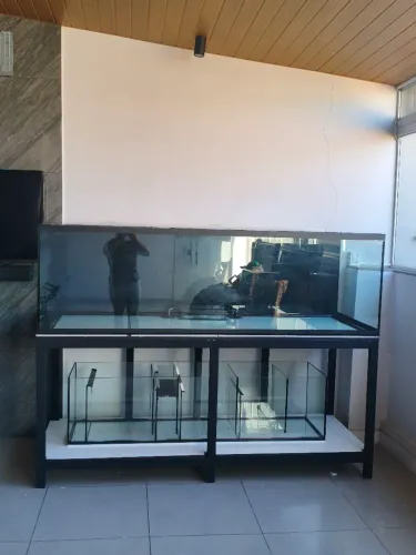 Aquário 840 litros com sump e base