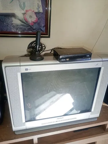 Tv Philips 21 polegadas com conversor e antena 