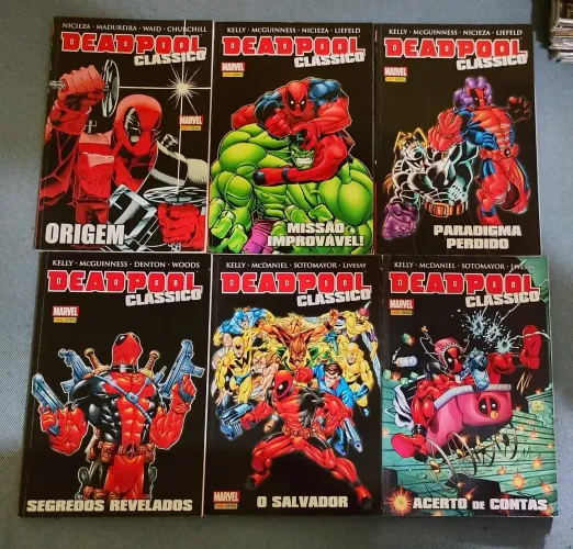 DEADPOOL CLÁSSICO COLEÇÃO COMPLETA 