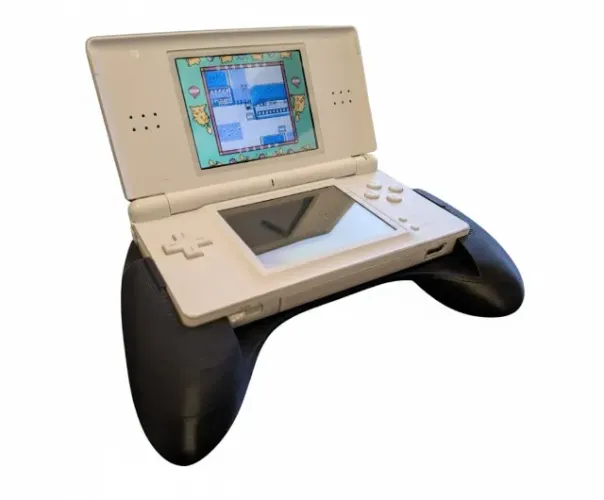 Grip de Mão para Nintendo DS Lite - Conforto e Estilo Retrô - Branco ou Preto
