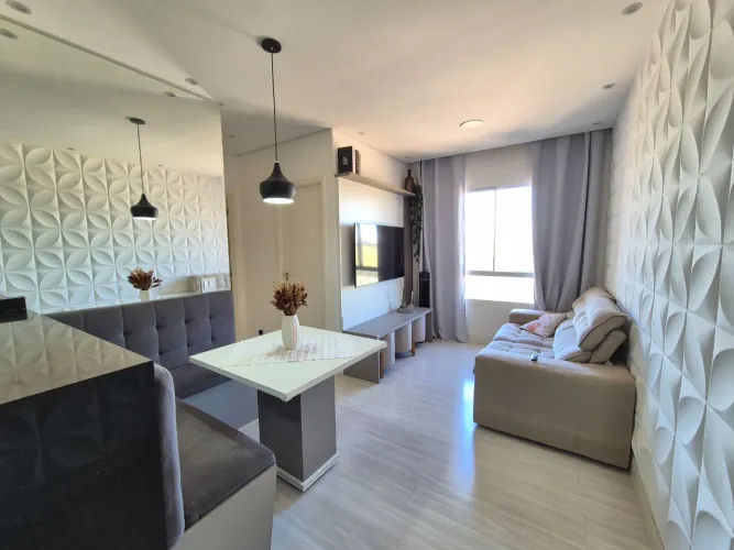 Apartamento à venda em Sumaré-SP no Condomínio Residencial Viva Vista: 2 quartos, 2 salas,