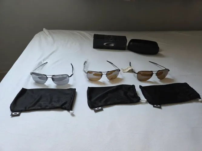2 Oakley Tailhook e 1 Oakley Tailpin (Todos de Coleção - NOVOS)