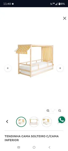 Cama Tendinha Tok Stok