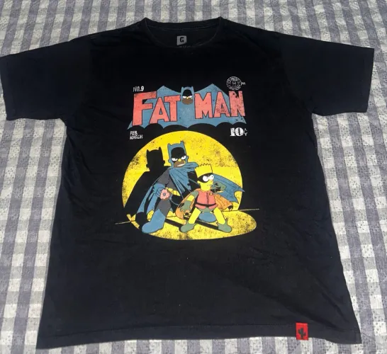 Camisa masculina Simpsons ?FatMan?- Produto oficial