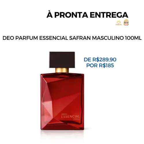 Deo Parfum Essencial Safran masculino Natura
