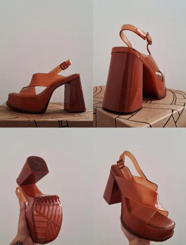 Dance Heel NOVA 37 Marrom