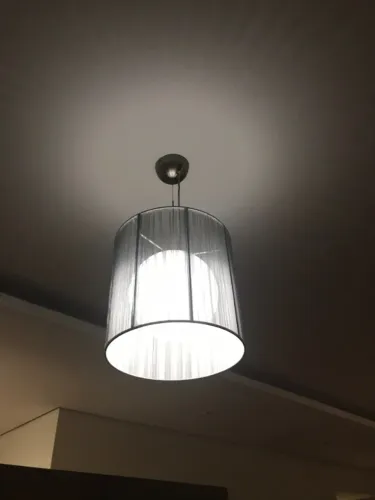 Lustre Pendente de Fios Prata com Globo