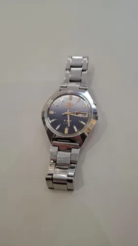  Relógio de pulso masculino Orient, modelo clássico automático.