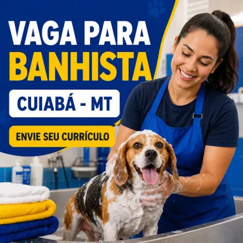 VAGA PARA BANHISTA - PET SHOP NOSSO PET