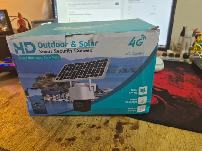 Camera de segurança 4g SOLAR (SEM WIFI) SEMI NOVA