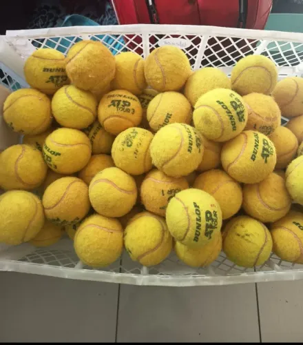 Bolinhas de tênis. Com pressão boa para treinos e jogos. 