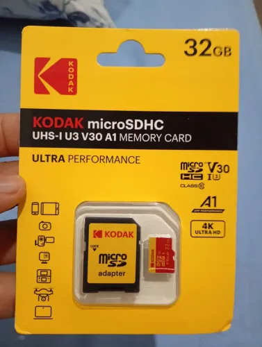 Cartão de memória kodak 32 gigas 4k