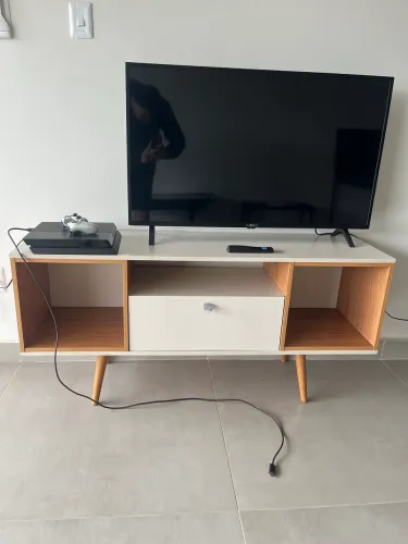 Rack Para Sala | Tv e televisão | Com porta objetos
