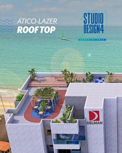 Studio Design 4 Studio perfeito para investir beira- mar Lagoa da Anta Macéio-AL