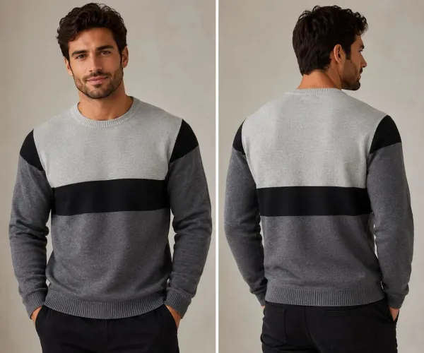 blusa de tricô masculina pierre cardin Vintage P/m