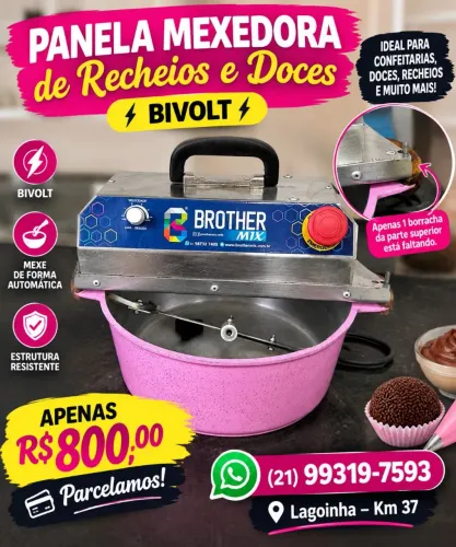 Panela mechedora bivolt 