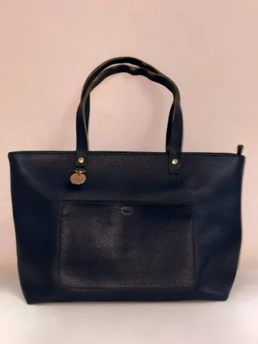 Bolsa Arezzo em Couro Azul-Marinho