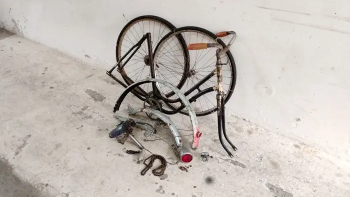 Bicicleta Antiga Durkopp Aro 28 - Desmontada