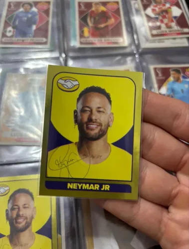 Figurinha Neymar edição limitada mercado li
