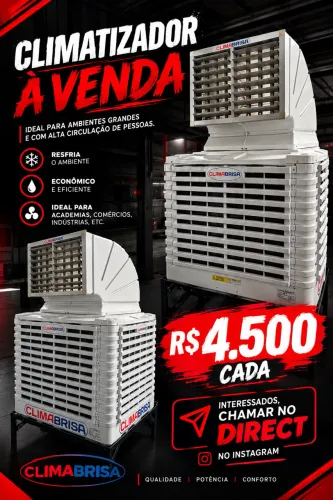 Ar condicionado climatizador para salão de festa. galpões